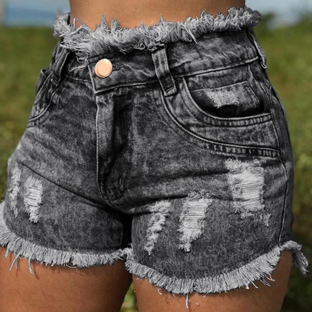 tassel jeans short