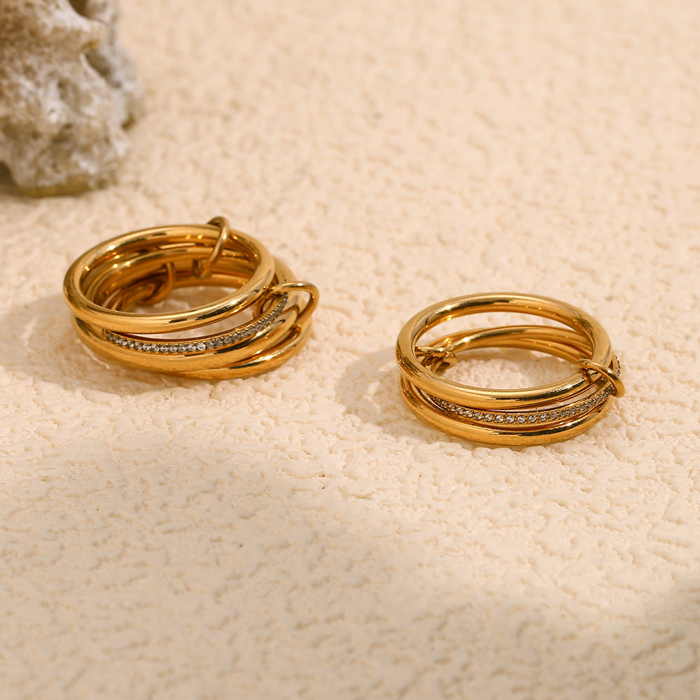 Christabel Diamond Ring Stack