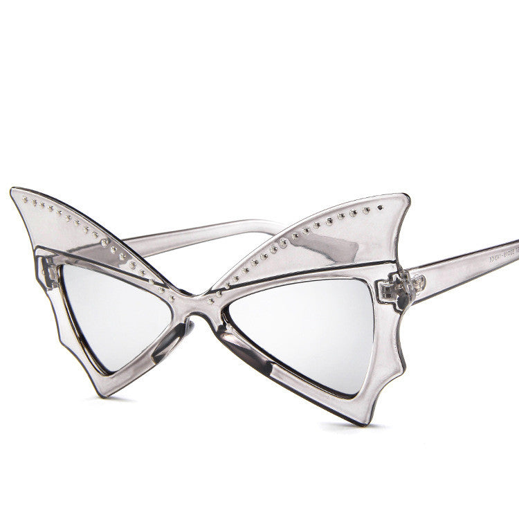Studded bat sunglasses