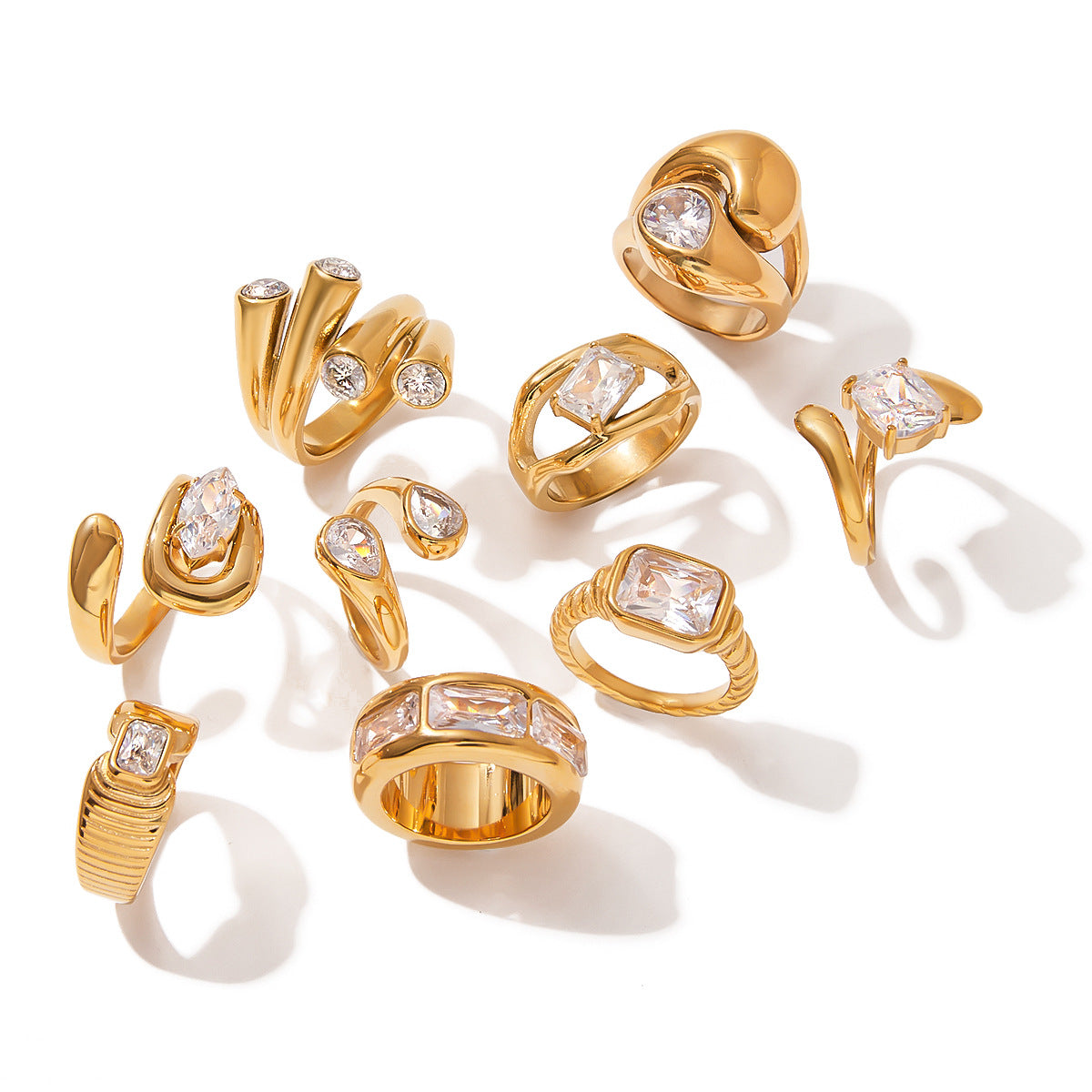 Light-luxury Titanium Steel Ring That Wont Fade