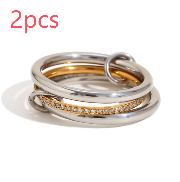 Christabel Diamond Ring Stack