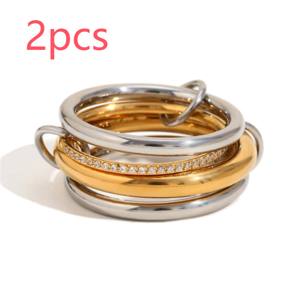 Christabel Diamond Ring Stack