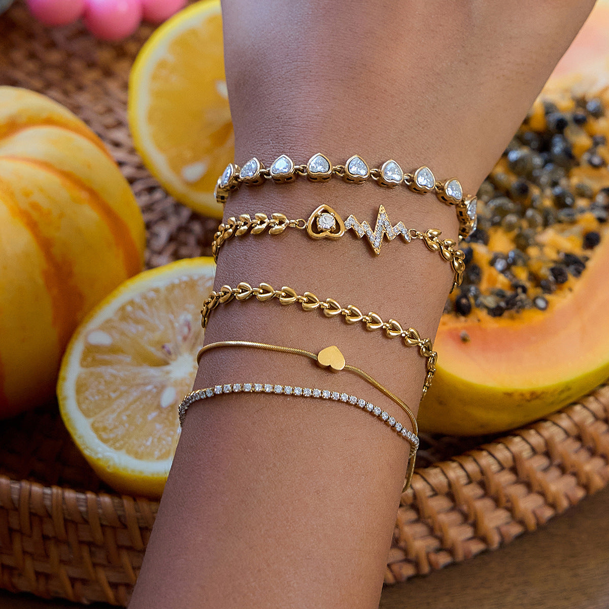 Affordable Luxury Heart-Shaped Titanium Steel Necklace For WomenVersatile And Easy To Style