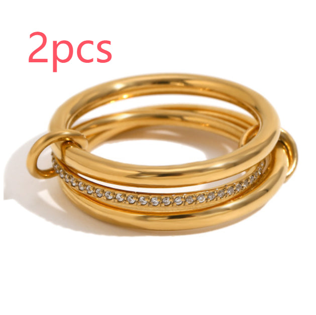 Christabel Diamond Ring Stack