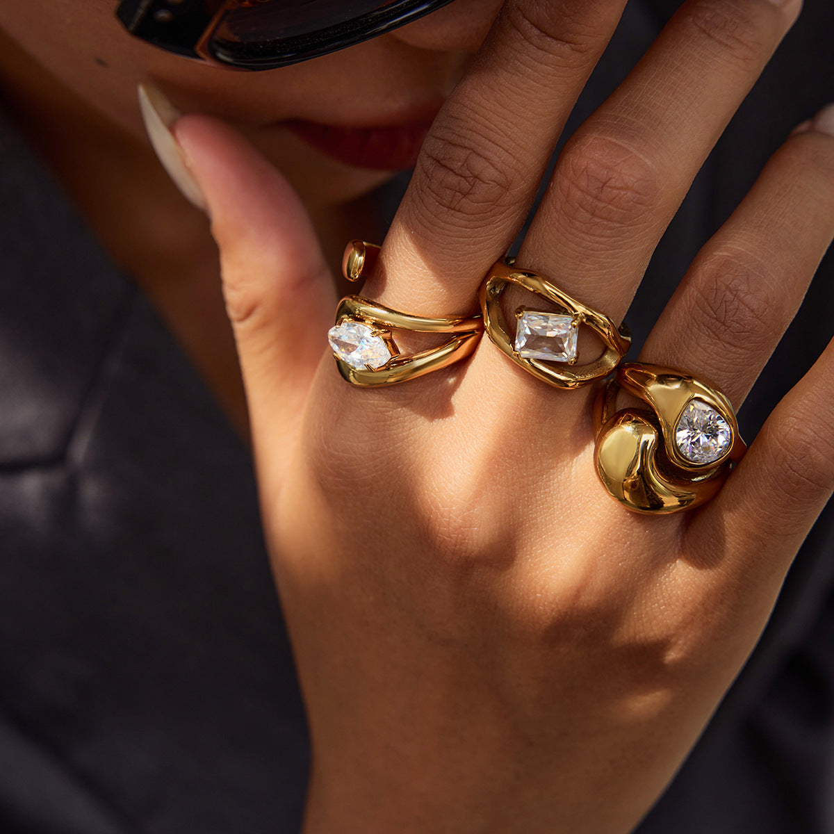 Light-luxury Titanium Steel Ring That Wont Fade