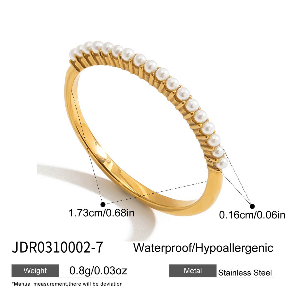 Sweet-style 18K Gold Stainless Steel Linear Heart Key Ring