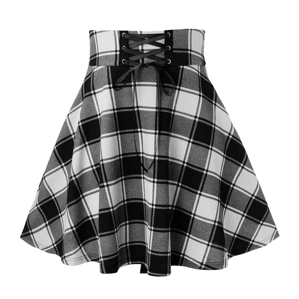 Punk Goth Mini Skirt