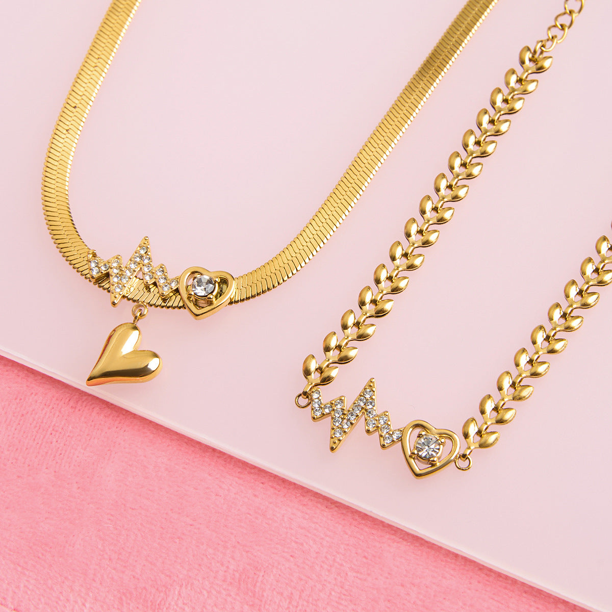 Affordable Luxury Heart-Shaped Titanium Steel Necklace For WomenVersatile And Easy To Style