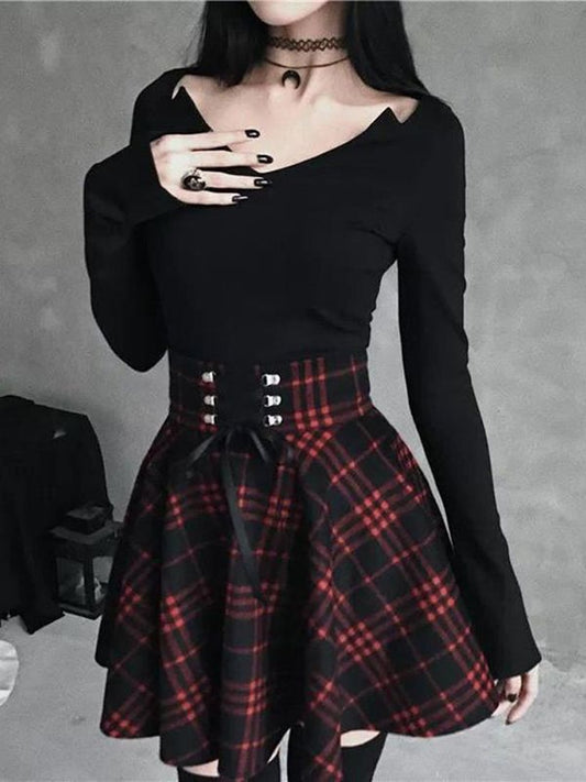 Punk Goth Mini Skirt