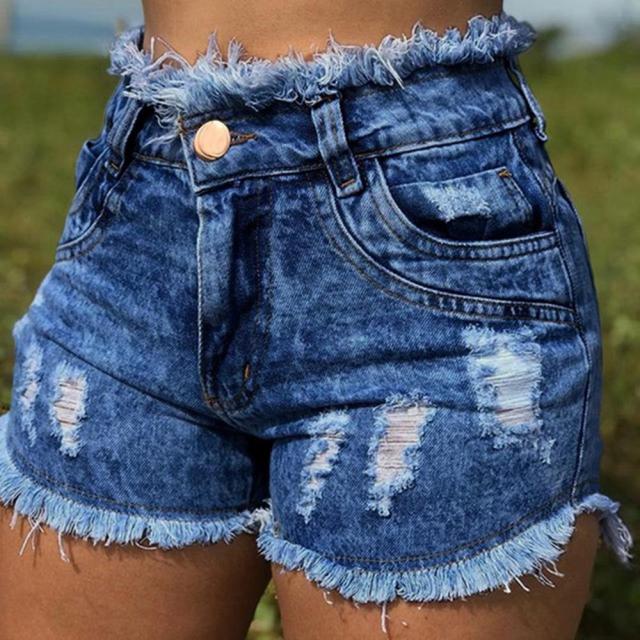 tassel jeans short