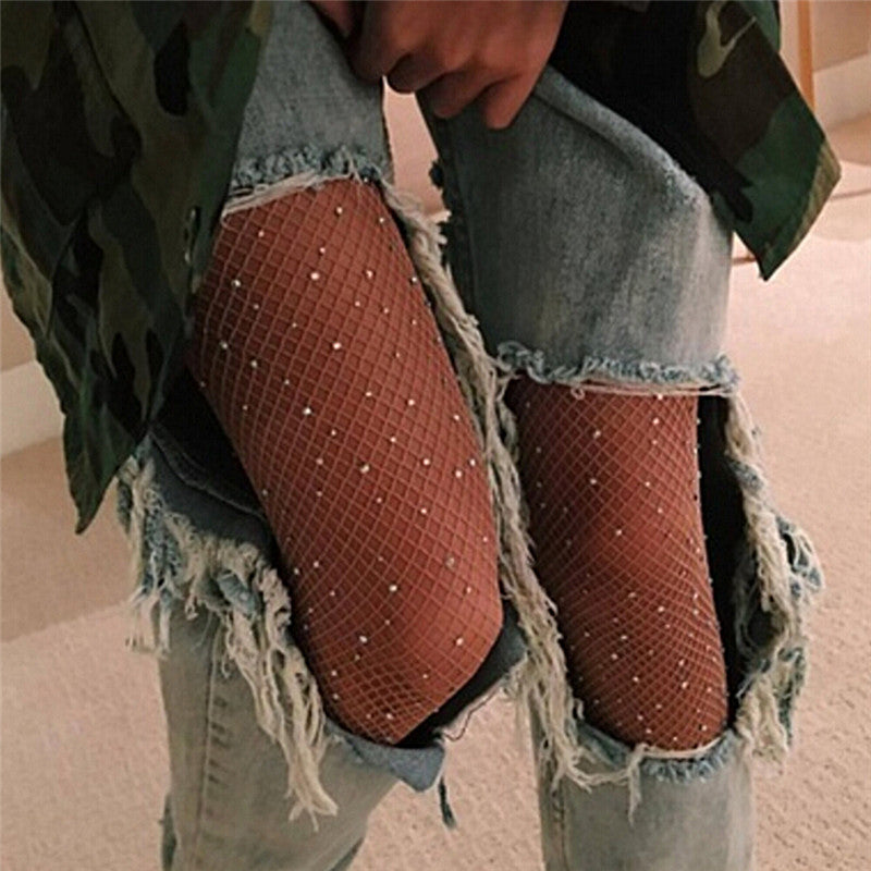 Summer Fishnet Diamond Pantyhose