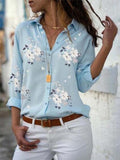 Art Long Sleeve Blouses